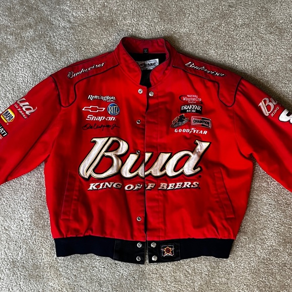 Budweiser NASCAR jacket KIDS LARGE - Picture 1 of 3